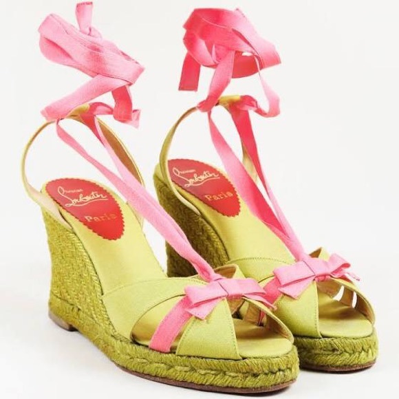 Christian Louboutin Shoes - Louboutin platform espadrilles! Authentic!!!